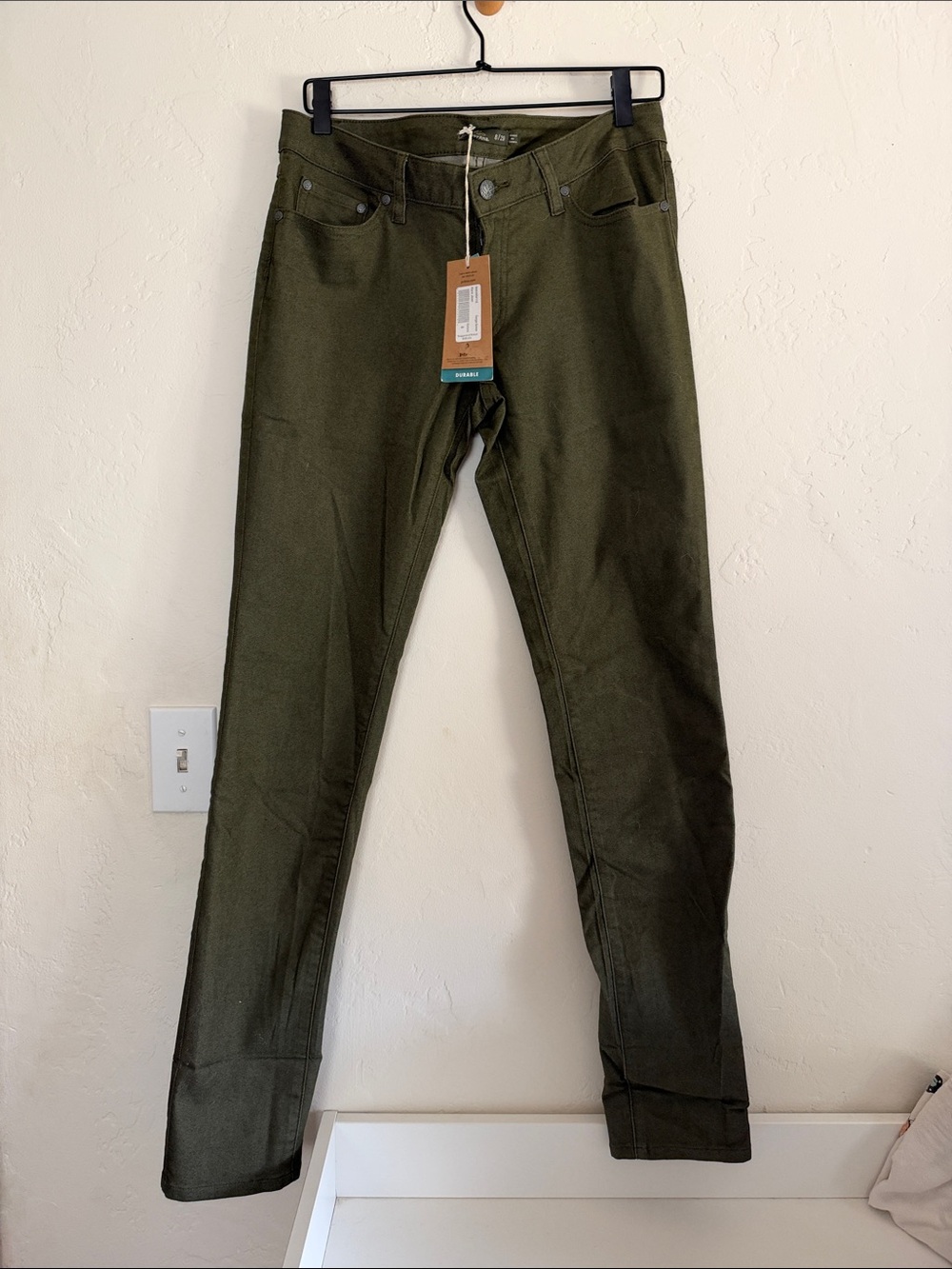 Prana Olive Green Slim Straight Women’s Pants